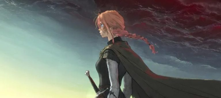 A scene from the upcoming anime film Scarlet.