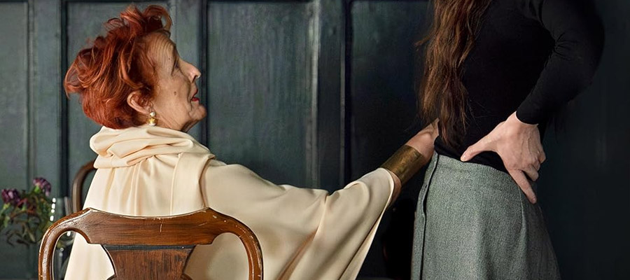 Fiona Shaw on the poster for the movie Park Avenue