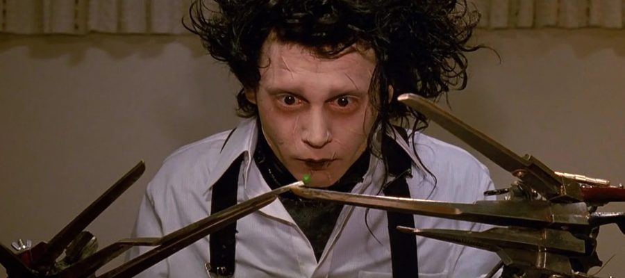 Edward struggles to fit into normal life as he contemplates his scissorhands.