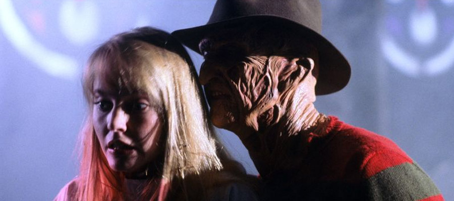 Freddy terrorises his victim in A Nightmare on Elm Street 5 - The Dream Child