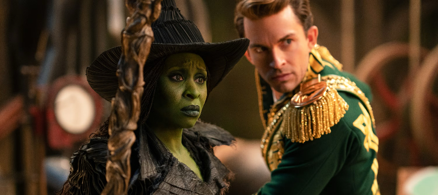 Elphaba and Prince Fiyero in Wicked: For Good.