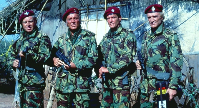 The titular Wild Geese in uniform and ready for action.